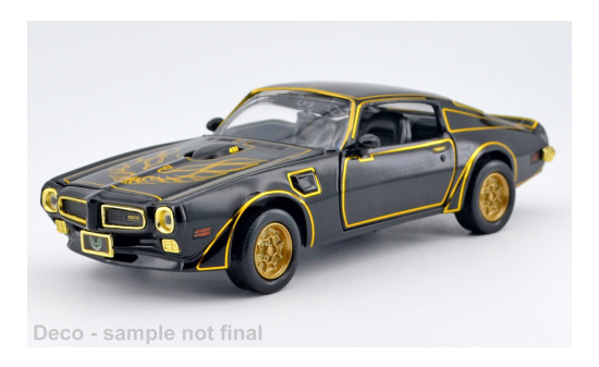 Motormax MOM79207 Pontiac Firebird - schwarz , gold - Vorbestellung 1:24