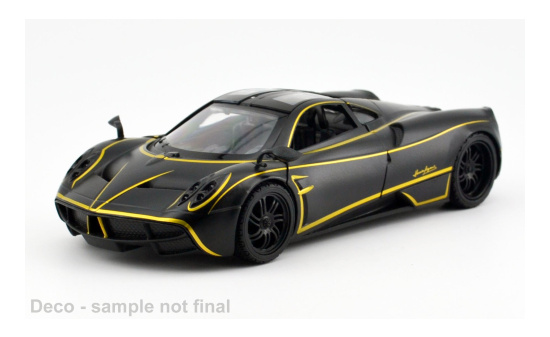 Motormax MOM79212 Pagani Huayra - schwarz , gold - Vorbestellung 1:24