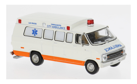 Brekina BRE18306 Dodge B 200 Ambulance - Las Cruces - Vorbestellung 1:87