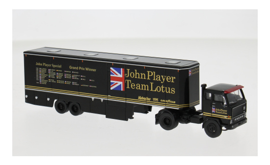 Brekina BRE85689 Volvo F 89 Renntransport-SZ - John Player Team Lotus - Vorbestellung 1:87