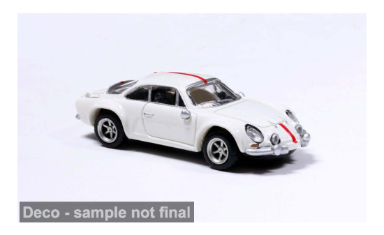 Brekina BRE14550 Renault Alpine A110 - weiss , rot - Vorbestellung 1:87