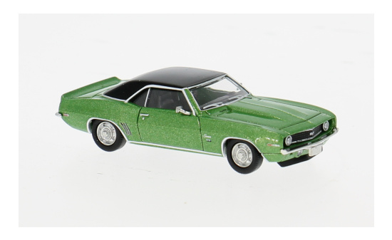 Brekina BRE18379 Chevrolet Camaro - grün (Metallic) , schwarz - Vorbestellung 1:87
