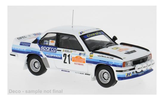 IXO IXORAC462.22 Opel Ascona B 400 - Rally San Remo - D.Cerrato - G.Cerri - Vorbestellung 1:43