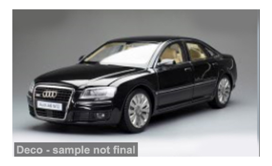 Sun Star DM18-01-01 Audi A8 D3 W12 - schwarz - Vorbestellung 1:18
