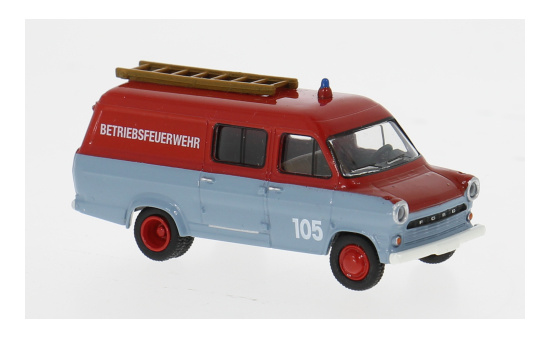 Brekina BRE93496 Ford Transit - blaugraue Spedition 1:87