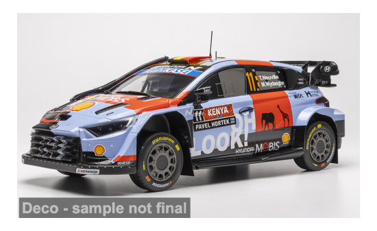 IXO IXORAM1040B.22 Hyundai i20 N Rally1 - Safari Rallye Kenia - T.Neuville - M.Widaeghe - Vorbestellung 1:43
