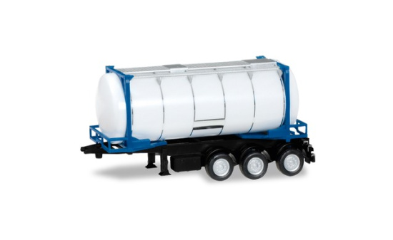 Herpa 076678-003 Zubehör: 26ft. Containerauflieger 3achs mit Swap-Container - Preorder 1:87