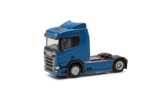 Herpa 307642-004 Scania CR 20 Niedrigdach Zugmachine 2achs, blau - Preorder 1:87