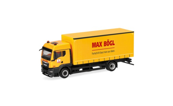 Herpa 322256 MAN TGS TM Gardinenplanen-LKW 
