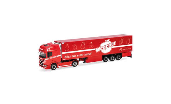 Herpa 322294 Scania CR 20 Hochdach Kühlkoffer-Sattelzug 
