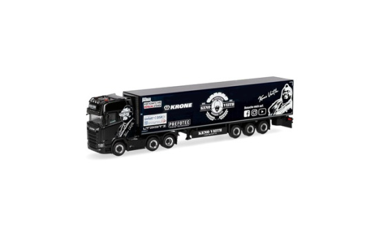 Herpa 322355 Scania CS 20 Hochdach Kühlkoffer-Sattelzug 