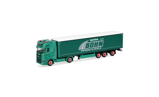 Herpa 322461 Scania CS 20 Hochdach Gardinenplanen-Sattelzug 