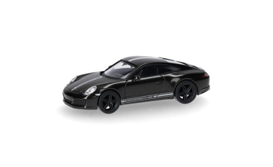 Herpa 430418-003 Porsche 911 Carrera 4S, schwarzmetallic - Vorbestellung 1:87