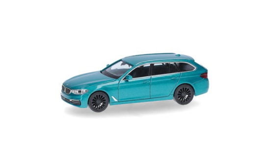 Herpa 430708-005 BMW 5er Touring, Snapper Rocks blaumetallic - Vorbestellung 1:87
