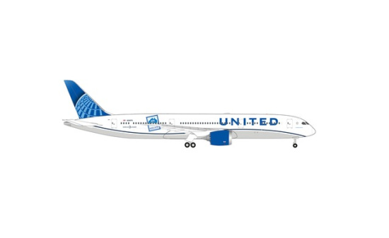 Herpa 539432 United Airlines Boeing 787-9 