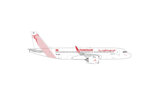 Herpa 539739 Tunisair Airbus A320neo - TS-IMY - Vorbestellung 1:500
