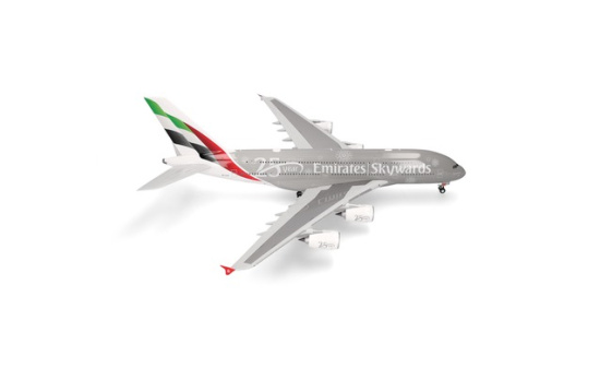 Herpa 539753 Emirates Airbus A380 - Skywards 25 Year Anniversary - A6-EUE - Vorbestellung 1:500