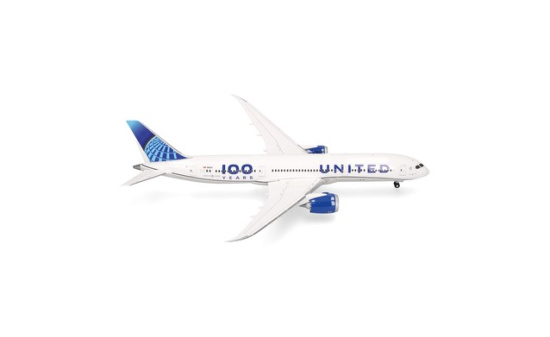 Herpa 573733 United Airlines Boeing 787-9 Dreamliner 