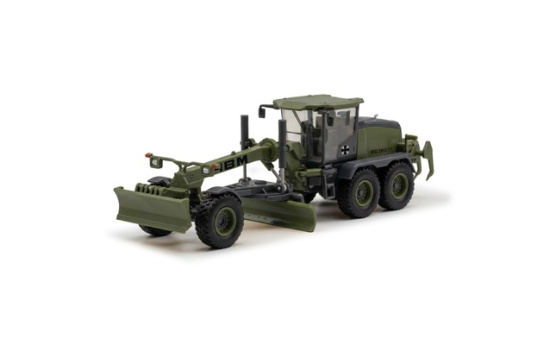 Herpa 747400 HBM-Nobas Grader BG 180 TA-7, olivgrün (matt) - Vorbestellung 1:87