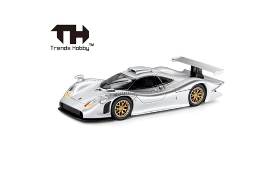 Trends Hobby 864TH000021 Trends Hobby: Porsche 911 GT1 1998 - silber - Vorbestellung 1:64