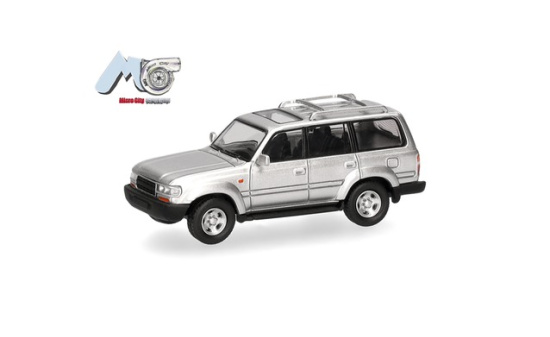 Micro City 87MC000141 MicroCity: Toyota Landcruiser 80, silber - Vorbestellung 1:87