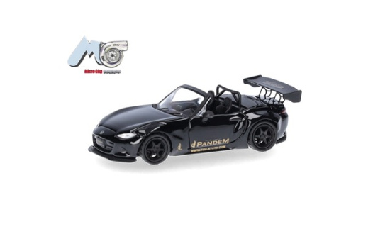 Micro City 87MC000143 MicroCity: Mazda MX-5 Rocket Bunny, schwarz - Vorbestellung 1:87