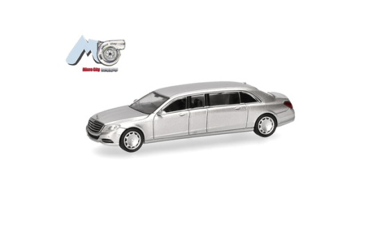 Micro City 87MC000146 MicroCity: Mercedes-Benz S600 Pullmann, silber - Vorbestellung 1:87
