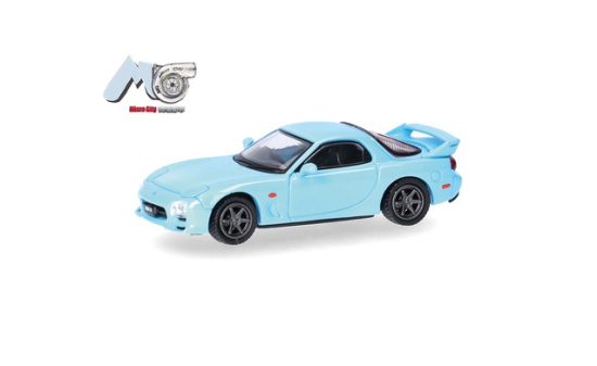 Micro City 87MC000153 MicroCity: Mazda RX-7, blau - Vorbestellung 1:87
