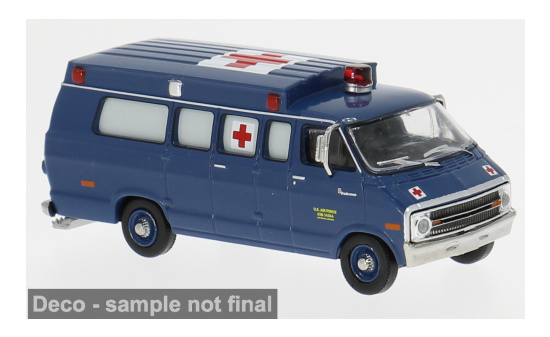 Brekina BRE18313 Dodge B 200 Ambulance - US Air Force - Vorbestellung 1:87