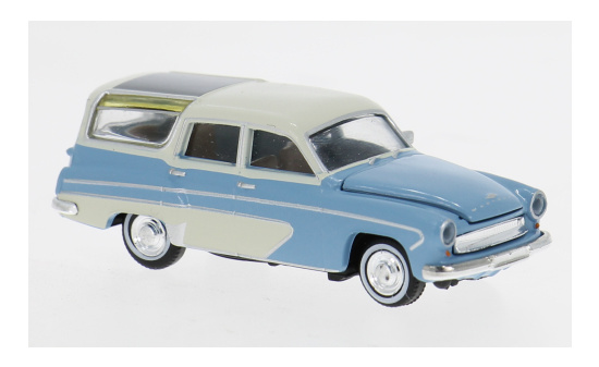 Brekina BRE27121 Wartburg 311 Camping - hellblau , weiss 1:87