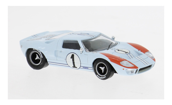 Brekina BRE18554 Ford GT 40 - Le Mans - K.Miles - D.Hulme 1:87