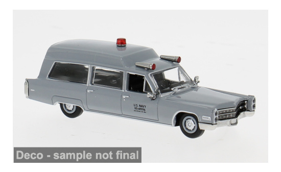 Brekina BRE19790 Cadillac Miller-Meteor Ambulance - U.S. Navy - Vorbestellung 1:87