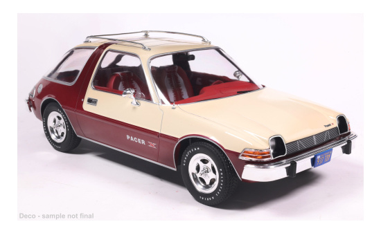 MCG MCG18711 AMC Pacer - dunkelrot (Metallic) - Vorbestellung 1:18