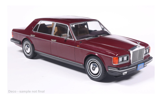 MCG MCG18521 Rolls Royce Silver Spur - dunkelrot (Metallic) - Vorbestellung 1:18