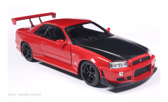 MCG MCG181008-OP Nissan Skyline GT-R (R34) - rot - Vorbestellung 1:18
