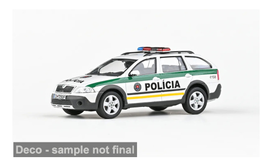 Abrex ABR143ABX-011XA Skoda Octavia II Combi Scout - Poli?cia (SK) - Vorbestellung 1:43