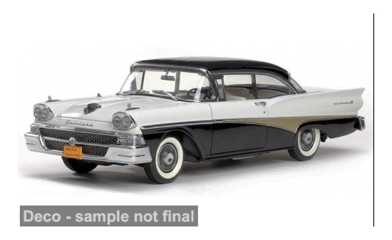 Sun Star SUN5275 Ford Fairlane 500 - weiss , schwarz - Vorbestellung 1:18