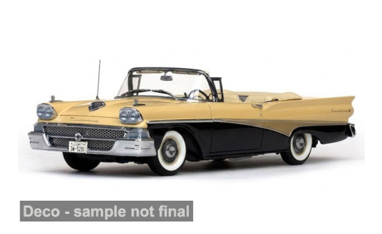 Sun Star SUN5265 Ford Fairlane 500 - gelb , schwarz - Vorbestellung 1:18