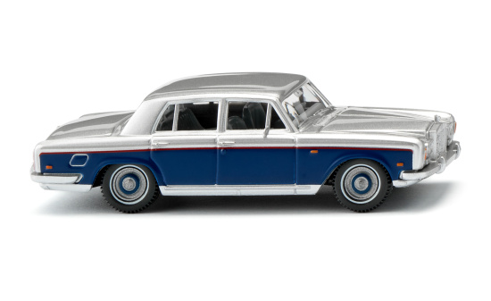 Wiking 083705 Rolls Royce Silver Shadow - silber/blau 1:87
