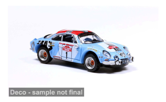 Brekina BRE14545 Renault Alpine A110 - Rally San Remo - J-L.Therier - Vorbestellung 1:87