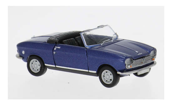 Brekina BRE29183 Peugeot 204 Cabriolet - dunkelblau (Metallic) - Vorbestellung 1:87