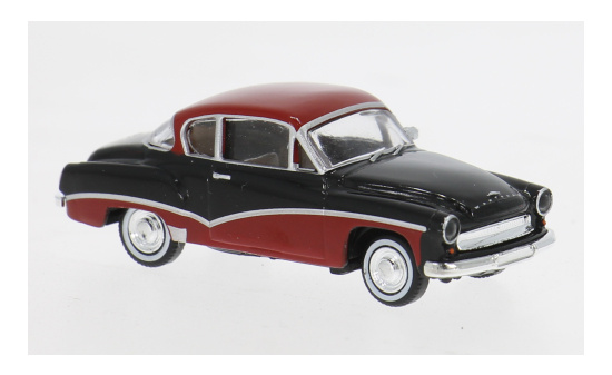 Brekina BRE27163 Wartburg 311 Coupe - schwarz , rot (Metallic) - Vorbestellung 1:87