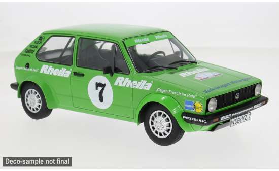 MCG MCG181227R VW Golf I Gr.2 - 3 Städte Rally - A.Stock - P.Schmuck - Vorbestellung 1:18