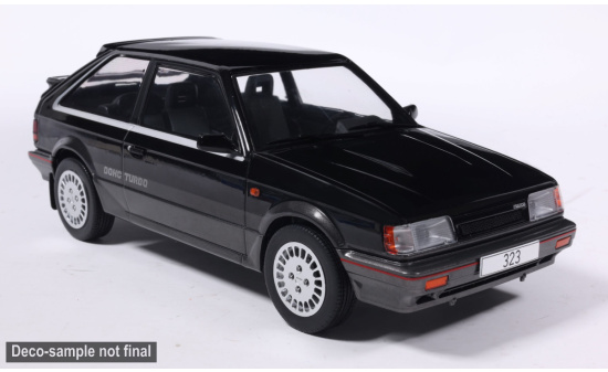 MCG MCG18587 Mazda 323 4WD Turbo - schwarz - Vorbestellung 1:18