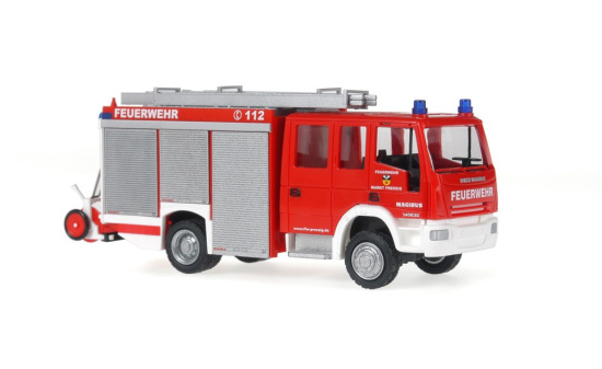 Rietze 61226 Iveco Magirus Alufire 3 Feuerwehr Pressig, 1:87 1:87