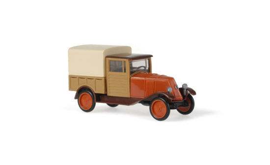 Rietze 83059 Renault NN1 Pritsche Plane braun beige, 1:87 1:87