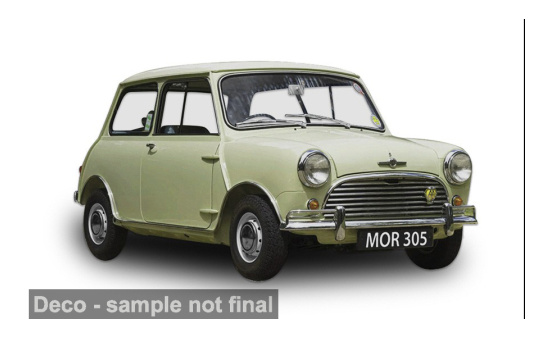 Sun Star SUN5305 Morris mini cooper S - hellgelb - Vorbestellung 1:12
