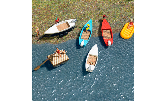Busch 8057 Boote-Set - Vorbestellung 1:160
