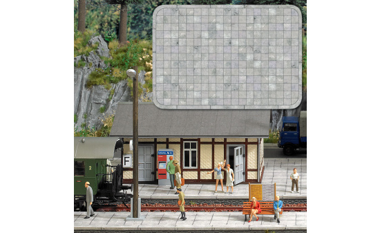 Busch 10400 Gehwegplatten 0 - Vorbestellung 1:43
