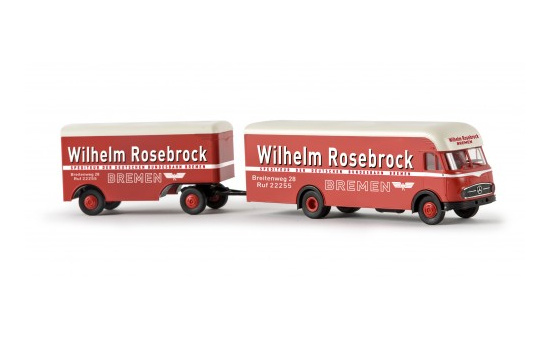 Brekina 57221 Mercedes LP 322, Wilhelm Rosebrock, Möbelzug, ohne Vitrine 1:87